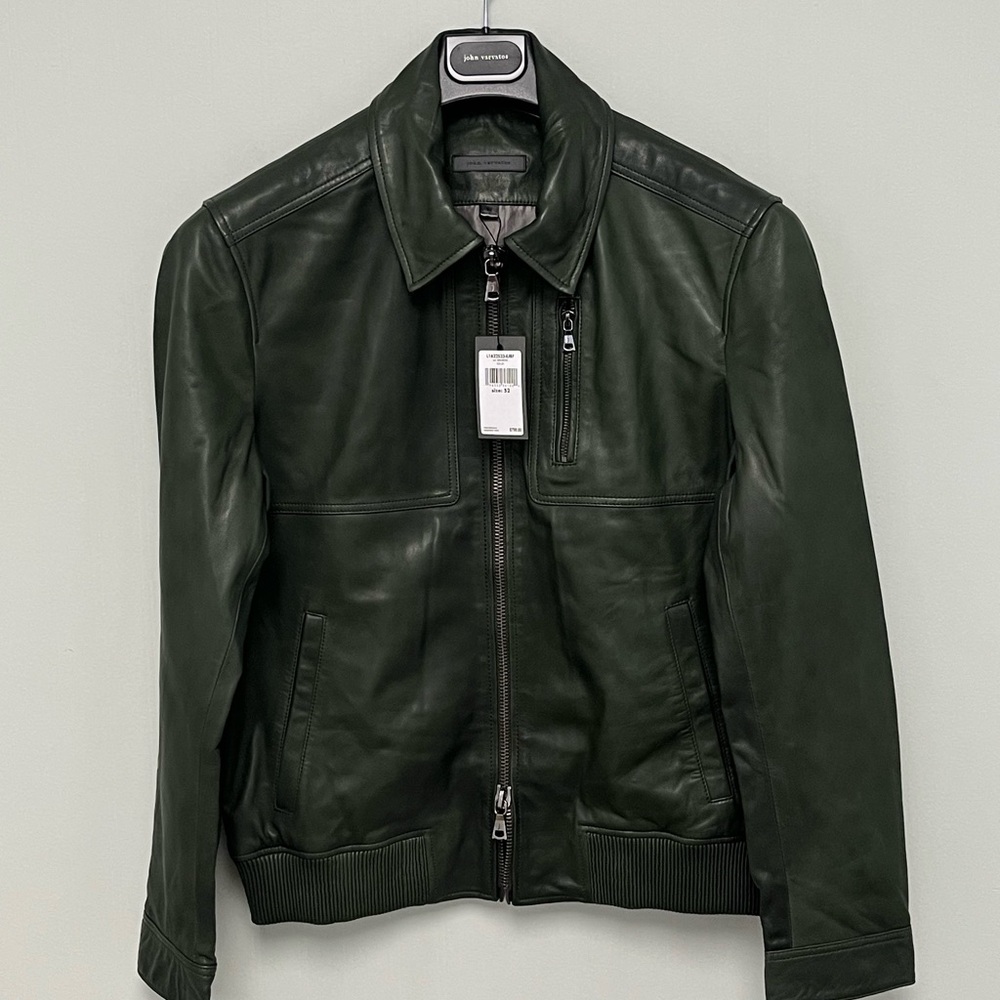 John Varvatos Kai Aviator Jacket Size EU 52 USA 42 Brand new with tags. - Picture 13 of 16